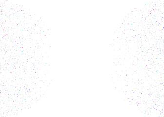 Birthday Confetti. Shiny Banner. Disco Colorful Backdrop. Rainbow Sparkles. Violet Laser Background. Glitch Glitter. Digital Art. Bright Foil. Pink Birthday Confetti