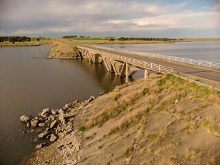 Bridge over National Route 51, Paso Piedras Dam.