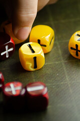 Dice for role-playing and board games