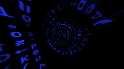 Driving through the binary data tunnel