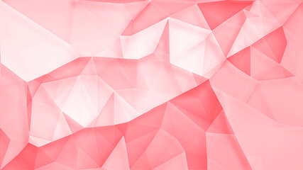 pink magenta abstract geometric background with triangular polygons low poly