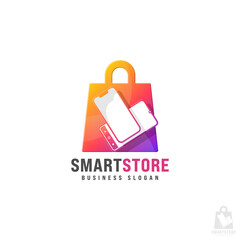 Mobile Store or Mobile Shop Logo Template