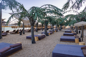 Rappongi Beach in Varna city on the Black Sea coast, Bulgaria