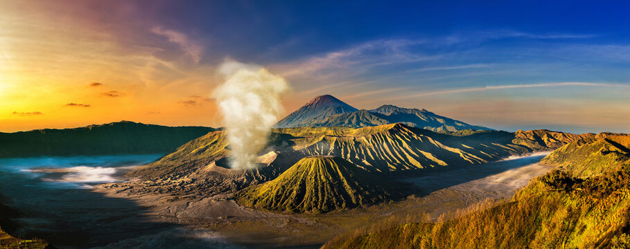 Sunrise at volcano Bromo, Java