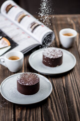 cup of coffee and chocolate