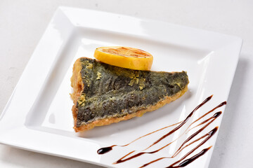 grilled salmon steak