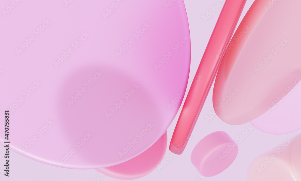 Poster abstract pink dynamic geometry circle shape backgroun