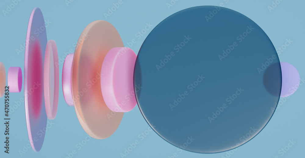 Poster abstract dynamic geometry circle shape backgroun