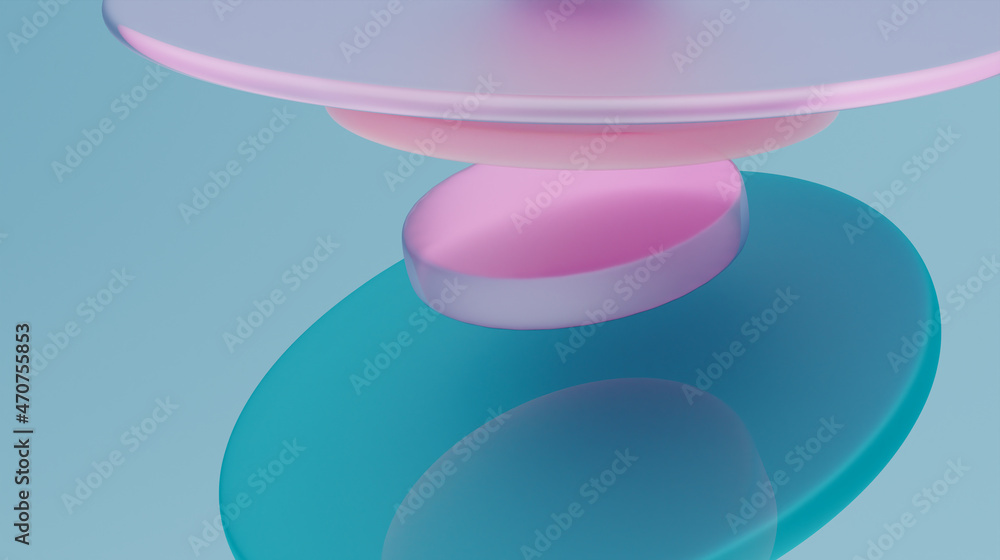 Poster abstract dynamic geometry circle shape backgroun