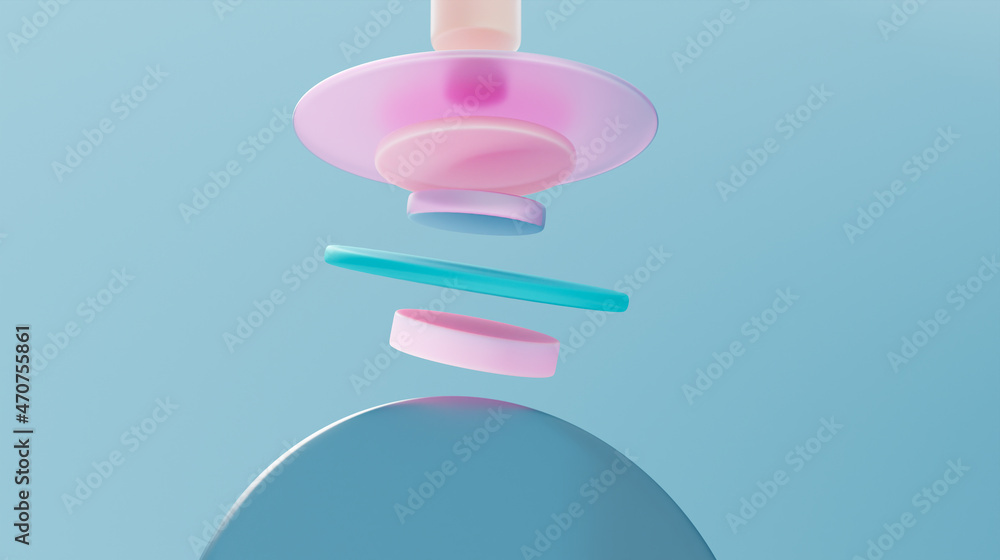 Poster abstract dynamic geometry circle shape backgroun