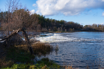 Waterfalls on the Mississippi River