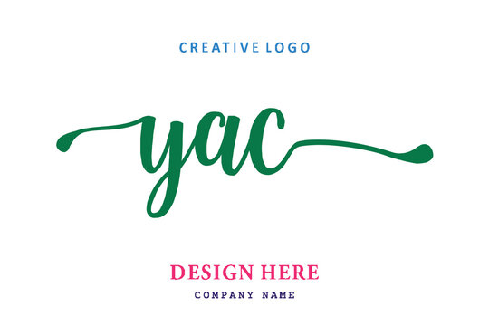 YAC lettering logo is simple, easy to understand and authoritative