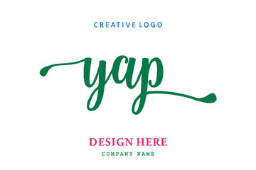 YAP lettering logo is simple, easy to understand and authoritative