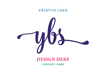 YBS lettering logo is simple, easy to understand and authoritative