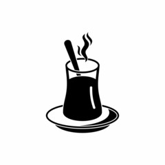 Turkey tea icon, Turkey tea vector sign symbol