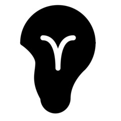 ear icon with black outline style