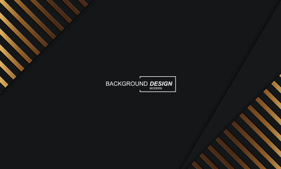 Luxury abstract background black dop with golden lines