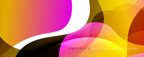 Trendy simple fluid color gradient abstract background with dynamic wave line effect. Vector Illustration For Wallpaper, Banner, Background, Card, Book Illustration, landing page