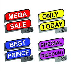 Gift Tag, Special Purchase, On Colored Background