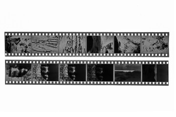 film strip isolated on white