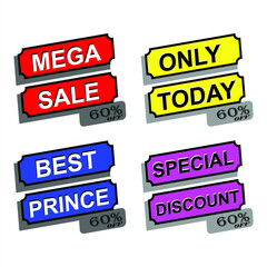 Gift Tag, Special Purchase, On Colored Background