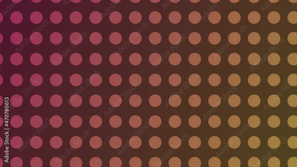 Wall mural polka dot background loop for technology background