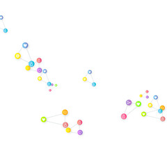 Social media marketing icons internet tags target