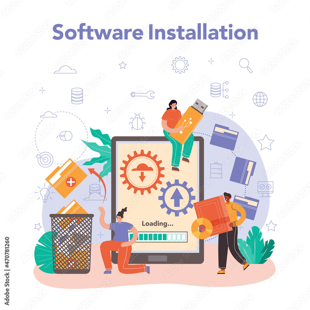 Poster system administrator. technical work with server and its work maintaining