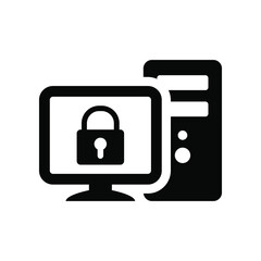 Computer lock icon