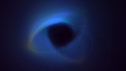 3D rendering abstract colorful fractal light background