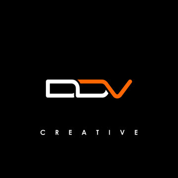 DDV Letter Initial Logo Design Template Vector Illustration