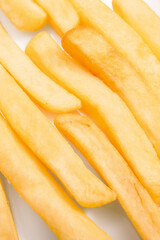 Tasty french fries, closeup view