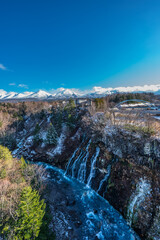 美瑛　白ひげの滝