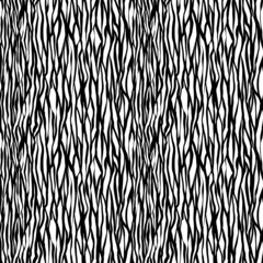 seamless pattern with zebra stripes pattern, striped pattern, black and white hand drawing, black stripes on a white background