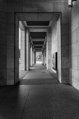 corridor of building