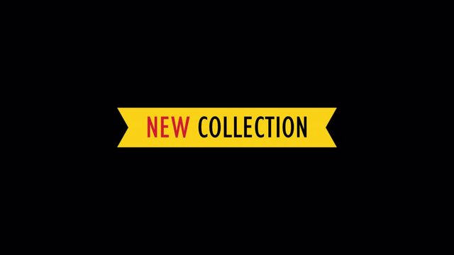 Animated New collection icon designed in flat icon style, Collection of items concept icon