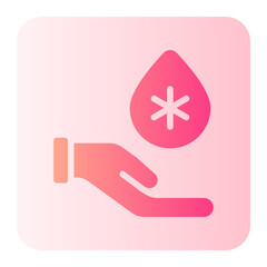 Fototapeta premium sanitizer gradient icon