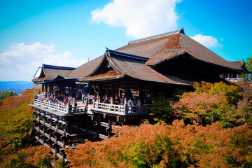Obraz premium Kiyomizu dera at KYOTO in JAPAN