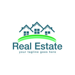 real estate concept Logo Vector.