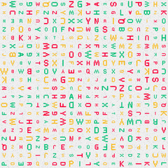 Abstract Geometric Pattern generative computational art illustration