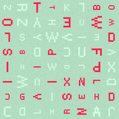 Abstract Geometric Pattern generative computational art illustration