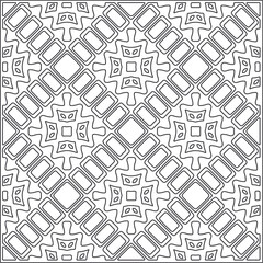 Design monochrome grating pattern,black and white patterns.Repeating geometric tiles from stripe elements. black ornament.