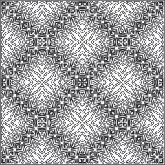 Design monochrome grating pattern,black and white patterns.Repeating geometric tiles from stripe elements. black ornament.