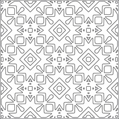 Design monochrome grating pattern,black and white patterns.Repeating geometric tiles from stripe elements. black ornament.