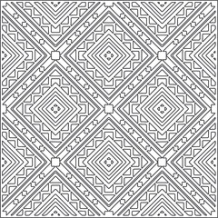 floral pattern background.Repeating geometric pattern from striped elements.  Black pattern. 