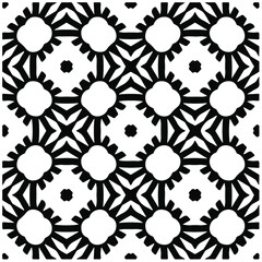 Seamless vector pattern in geometric ornamental style. Black  pattern.Design element for prints, backgrounds, template, web pages and textile pattern. Geometric art.