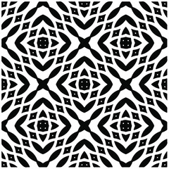 Seamless vector pattern in geometric ornamental style. Black  pattern.Design element for prints, backgrounds, template, web pages and textile pattern. Geometric art.