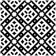 Seamless vector pattern in geometric ornamental style. Black  pattern.Design element for prints, backgrounds, template, web pages and textile pattern. Geometric art.