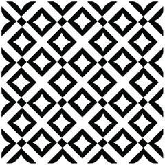 Seamless vector pattern in geometric ornamental style. Black  pattern.Design element for prints, backgrounds, template, web pages and textile pattern. Geometric art.
