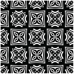 Seamless vector pattern in geometric ornamental style. Black  pattern.Design element for prints, backgrounds, template, web pages and textile pattern. Geometric art.